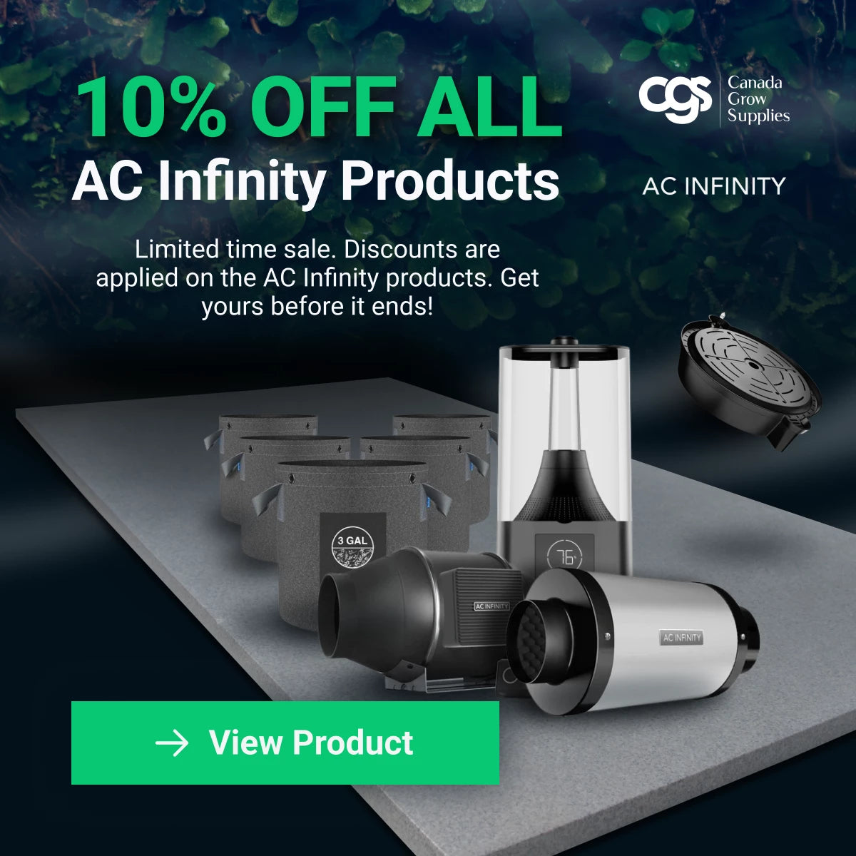 AC Infinity Advance 4x4 Pro Grow Tent Kit