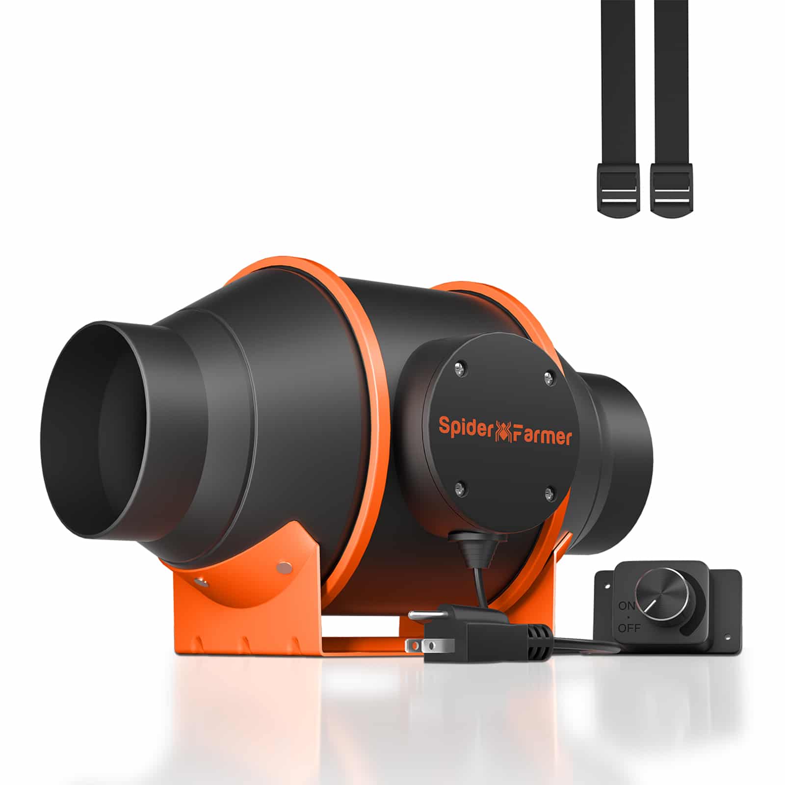 Product Image:Spider Farmer 4″ Inline Fan with Speed Controller