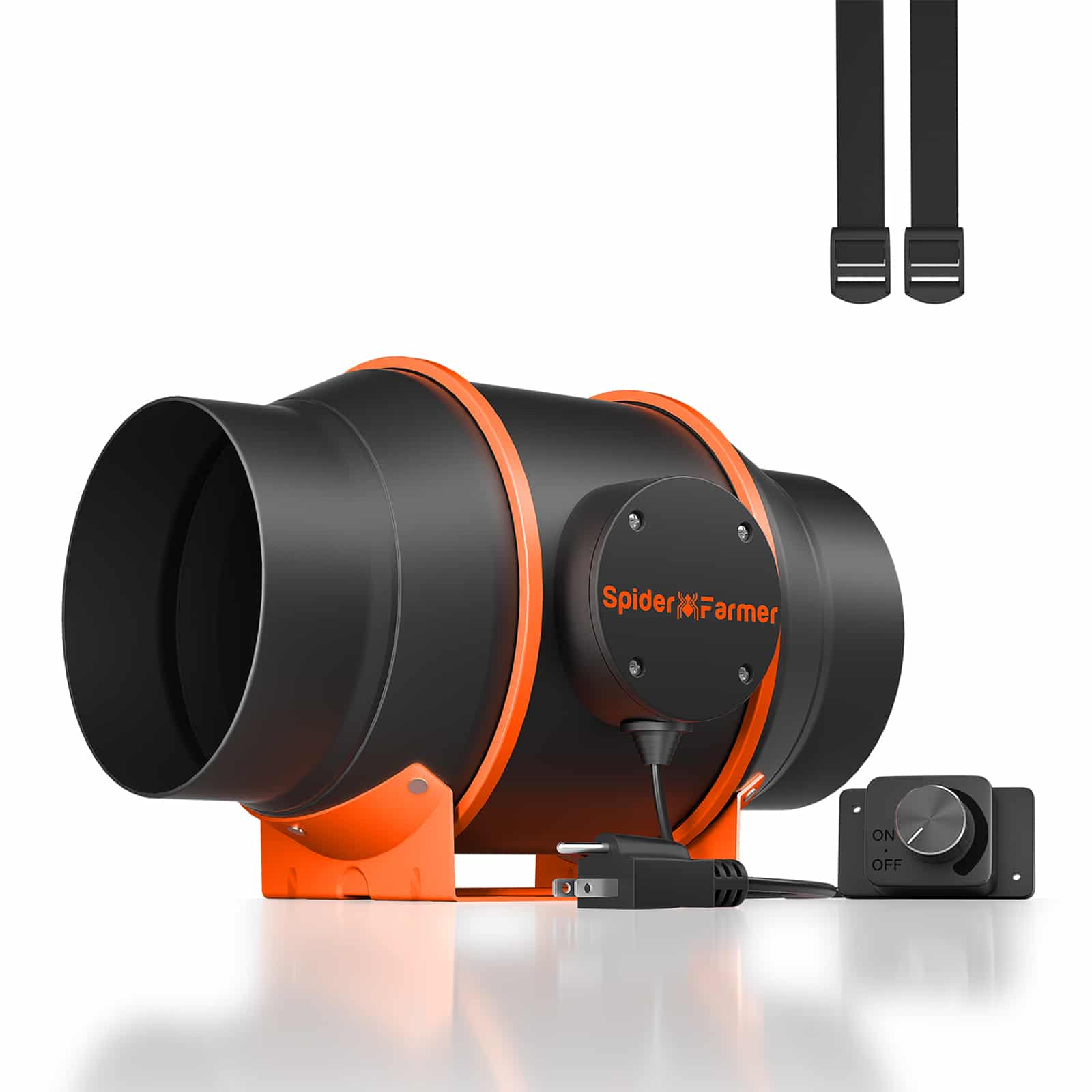 Product Image:Spider Farmer®6 Inch Inline Fan 402CFM With Speed Controller