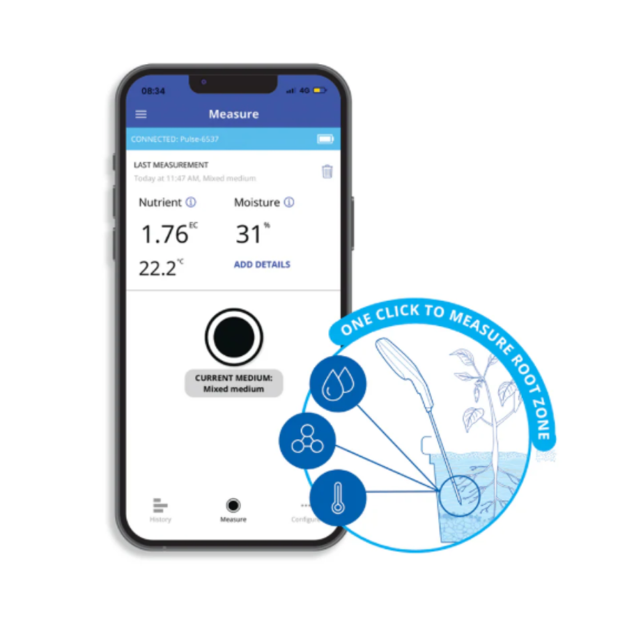Bluelab Pulse Multimedia EC/MC Meter