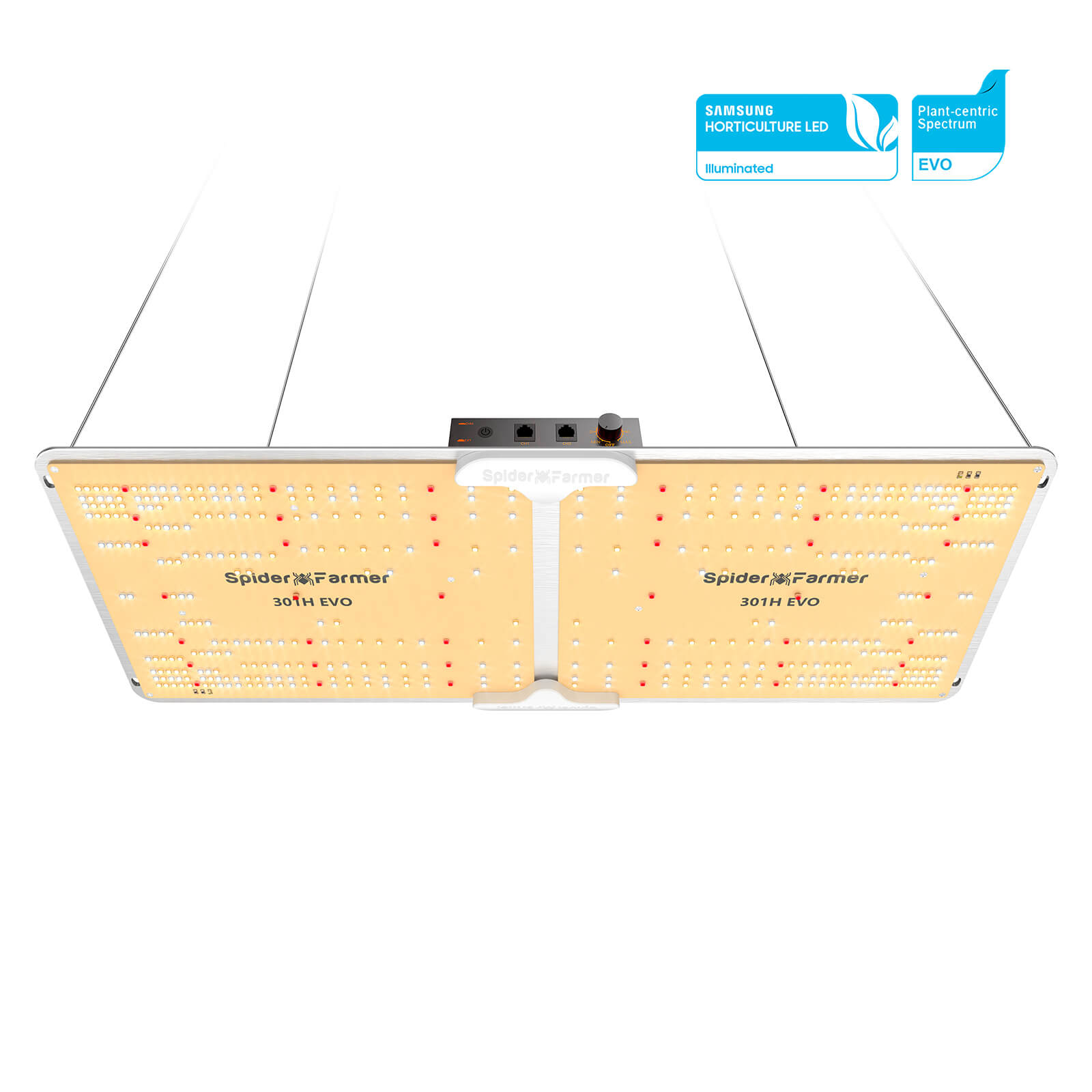 Product Image:Spider Farmer® SF2000 200W LED Grow Light With Dimmer Knob