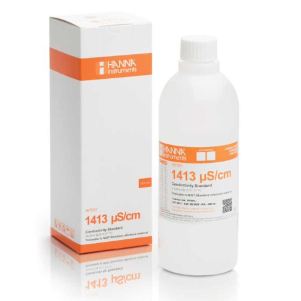 Product Secondary Image:Hanna Instruments HI7031L 1413 µS/cm Conductivity Standard (500 mL)