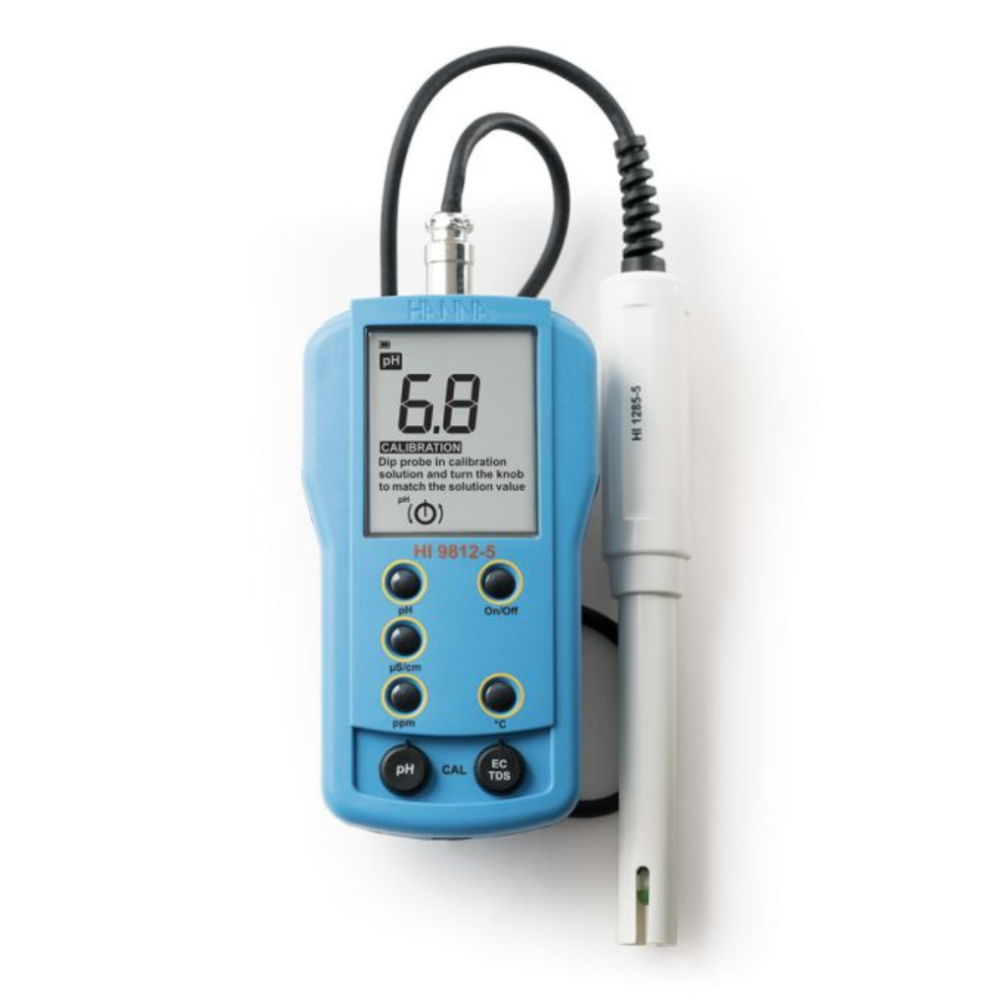 Product Image:Hanna Instruments HI9812-51 Portable pH/EC/TDS/Temperature Meter