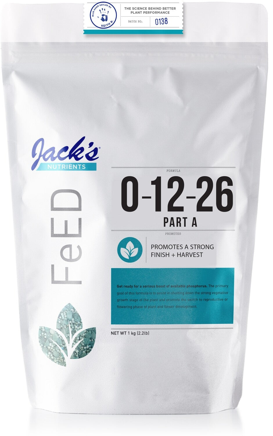 Jack's Nutrients Part A 0-12-26 25lb