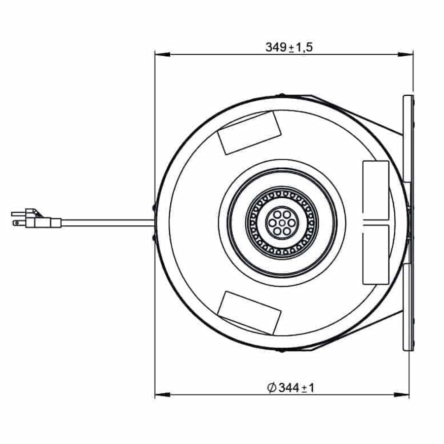 Ruck Classic HO 6” 381 CFM Inline Fan