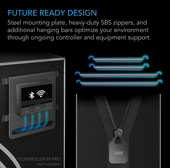 Ac Infinity CLOUDLAB 899, ADVANCE GROW TENT 8X8