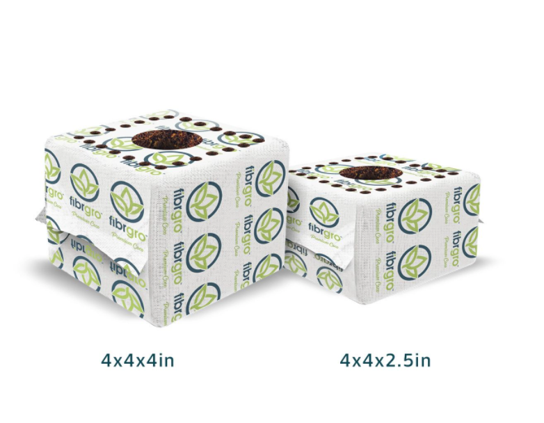 Fibrgro Buffered Propagation Cubes 4”x4”x4” (144/Cs) - Non-Woven -