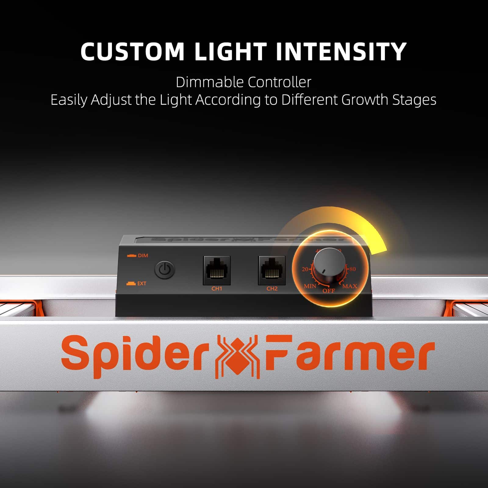 Spider Farmer® G4500 Dimmable Cost-effective Full Spectrum LED Grow Light