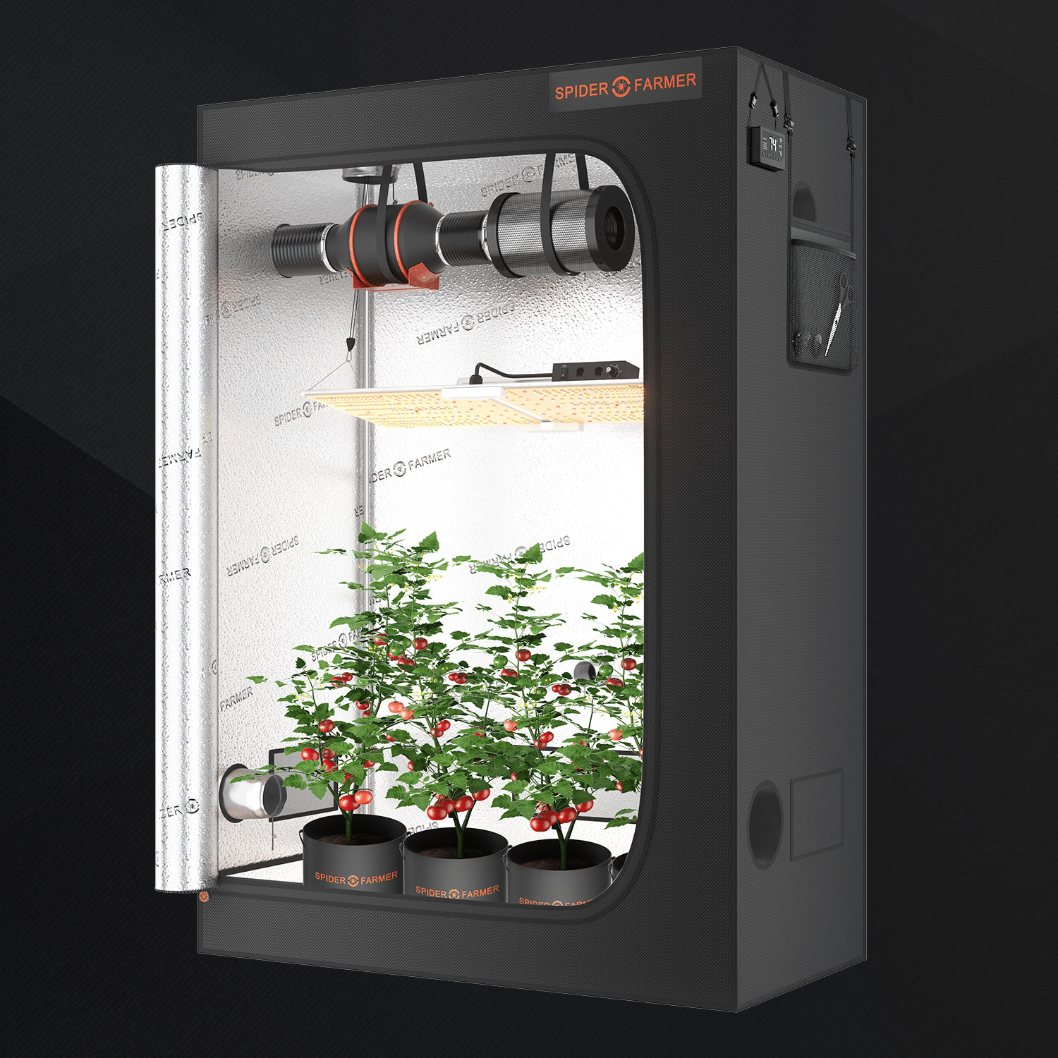 Product Secondary Image:Spider Farmer 2’x4’x5′ (70x140x200cm) Indoor Grow Tent