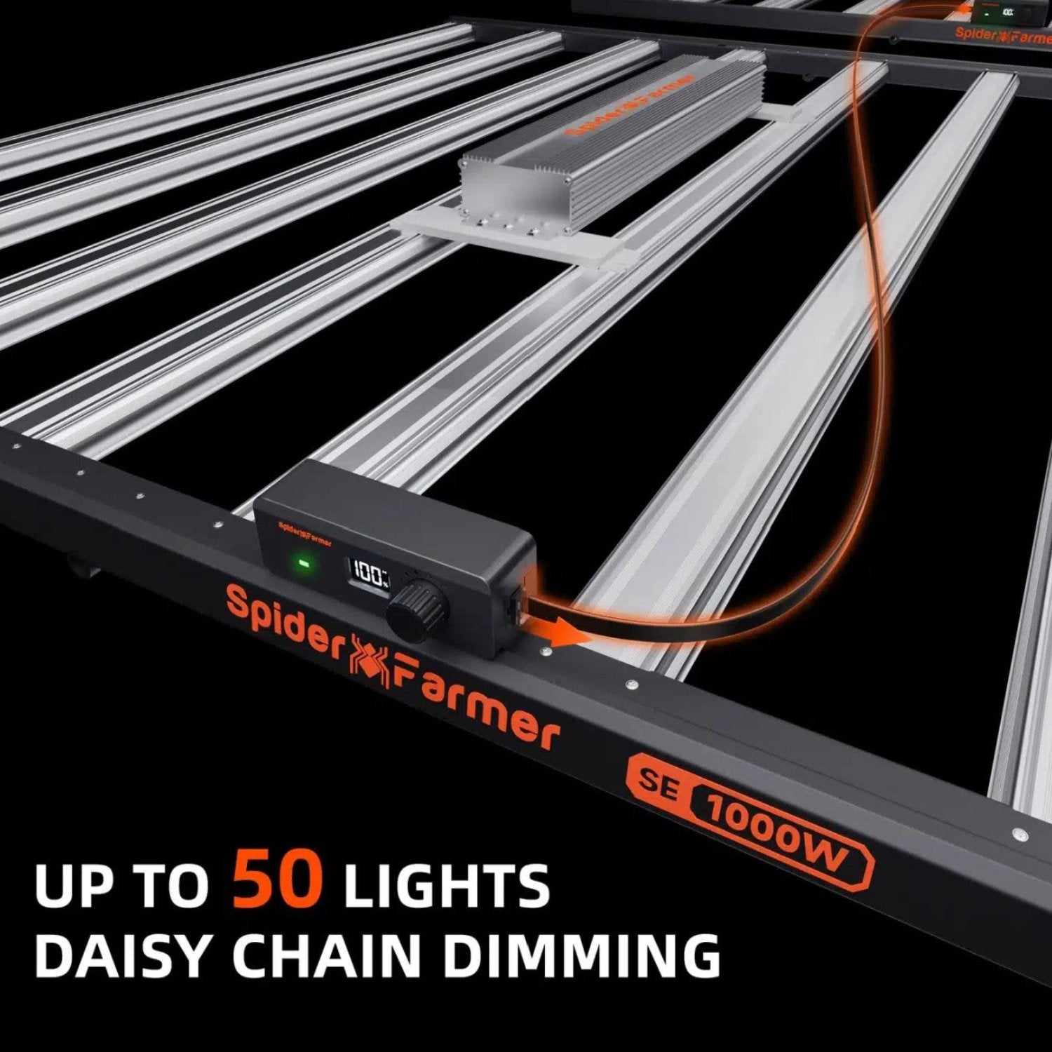 Spider Farmer SE1000W Dimmable Full Spectrum CO2 LED Grow Light