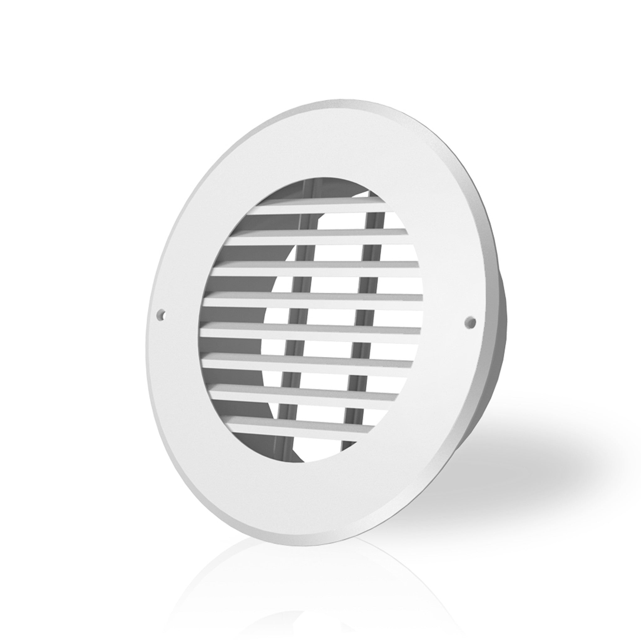 Product Image:Wall-Mount Duct Grille Vent, White Steel, 6-Inch