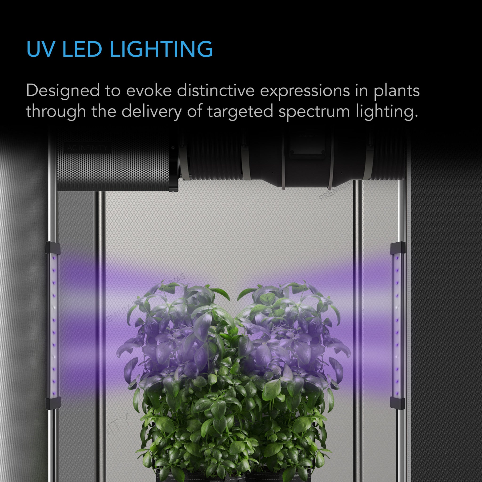 Product Secondary Image:IONBEAM U2, TARGETED SPECTRUM UV LED GROW LIGHT BARS, 2-BAR KIT, 11-INCH