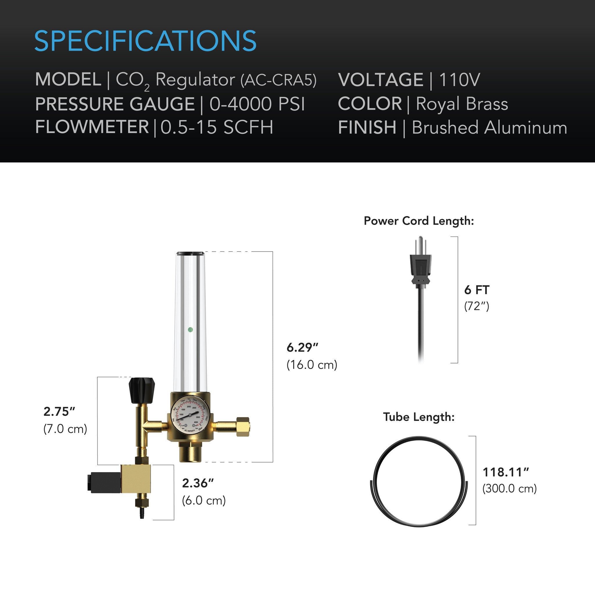 Product Secondary Image:RÉGULATEUR DE CO2 AC INNIMITY, MONITEUR DE DIOXYDE DE CARBONE AVEC ÉLECTROVALVEILLEUR ET DÉBITTEUR DE GAZ