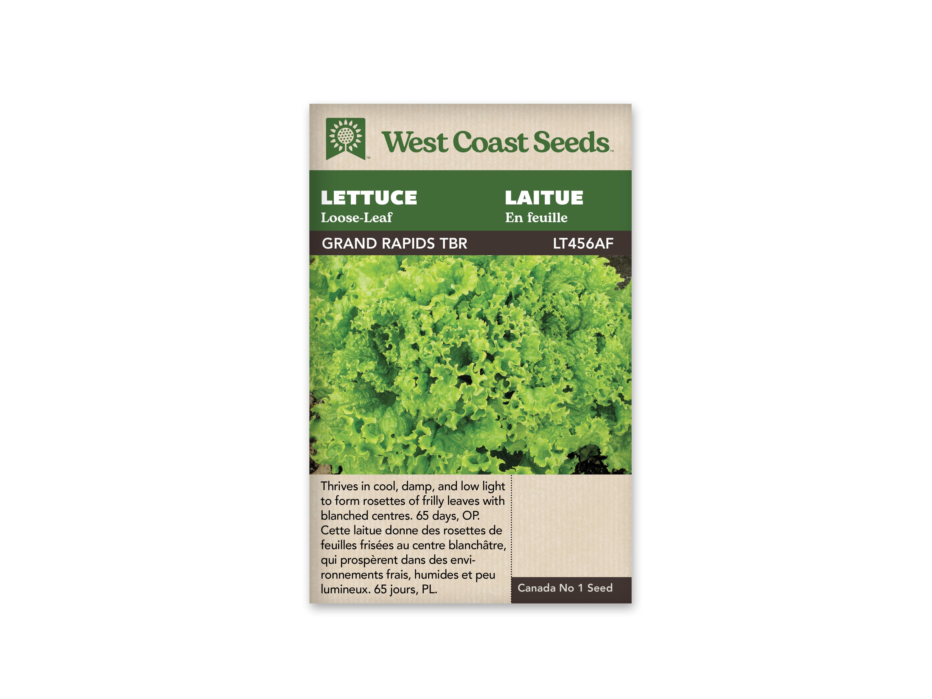 Product Image:Grand Rapids TBR Looseleaf Lettuce Seeds