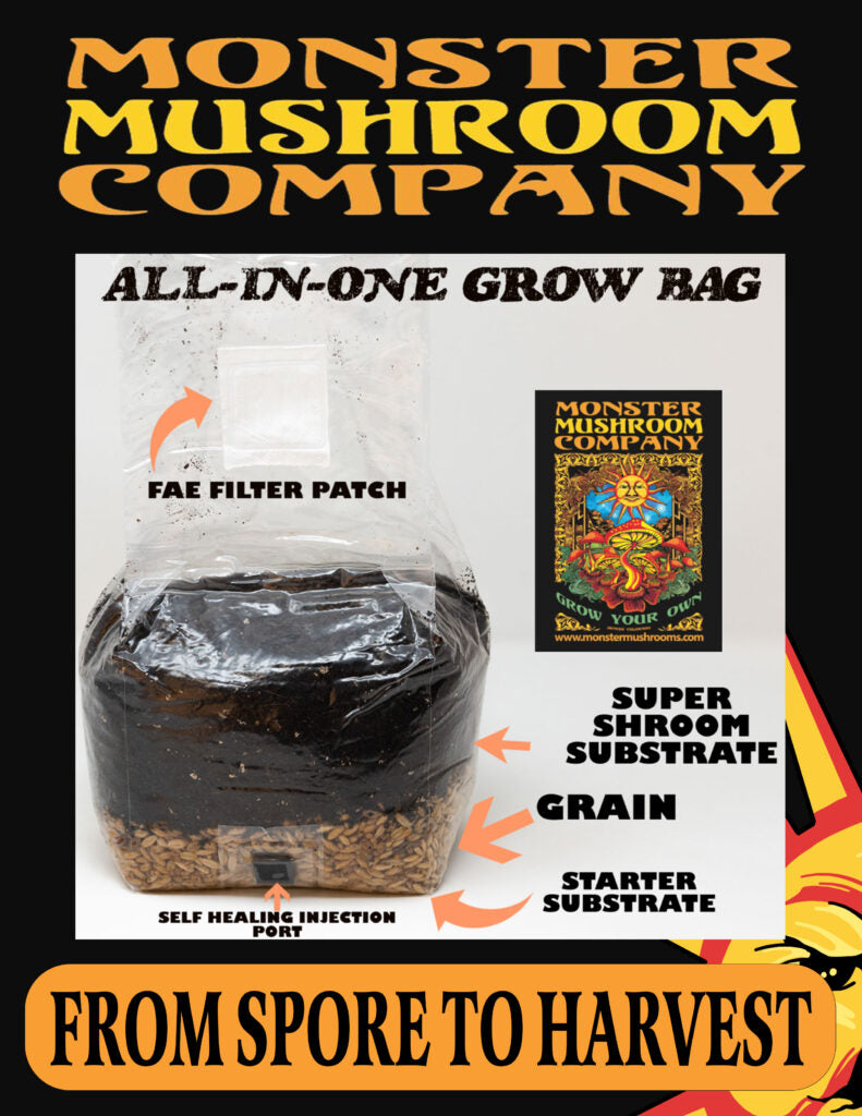 Monster Mushrooms All In One Grow Bag (3lbs)