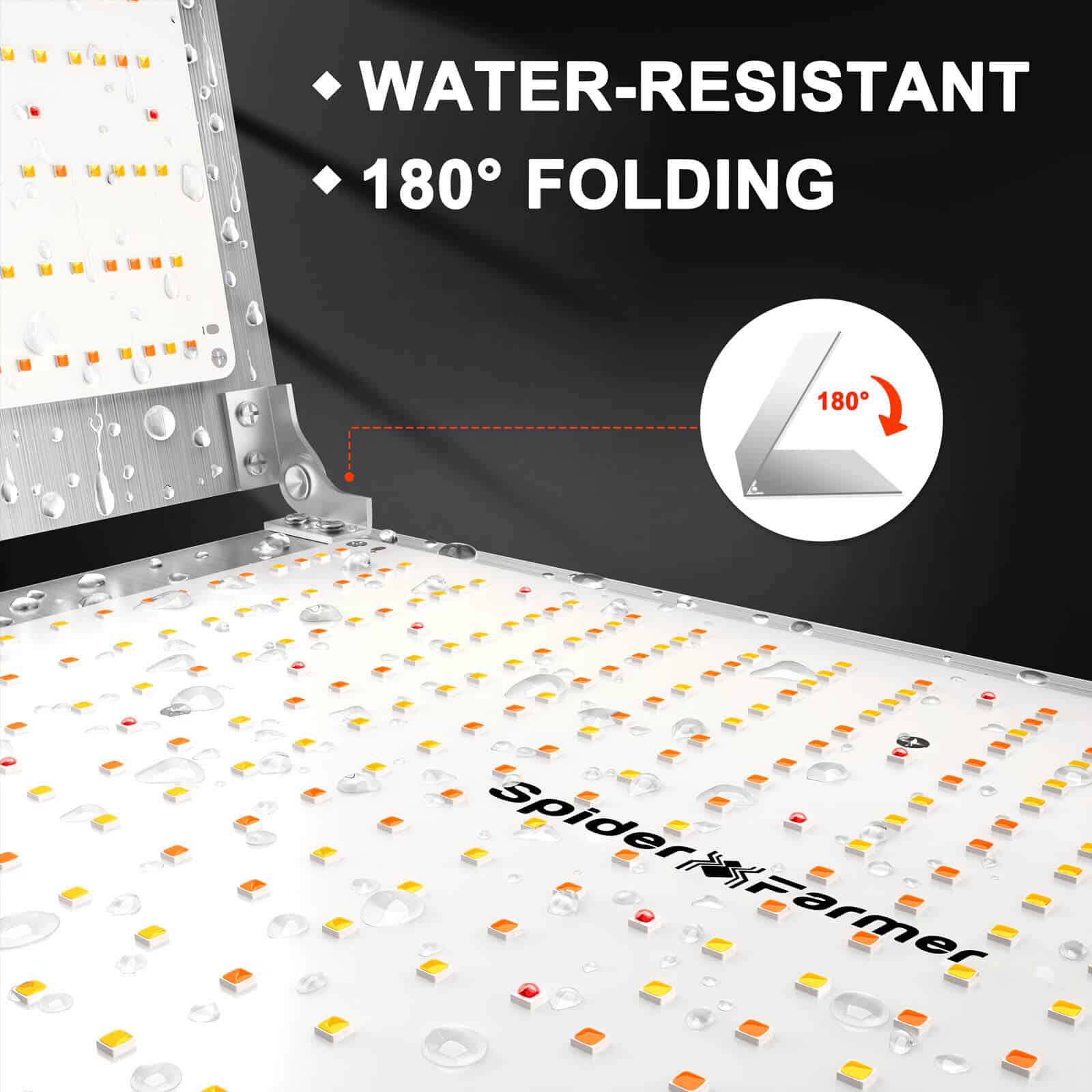 Spider Farmer® SF7000 650W Foldable Led Grow Light With Dimmer Knob