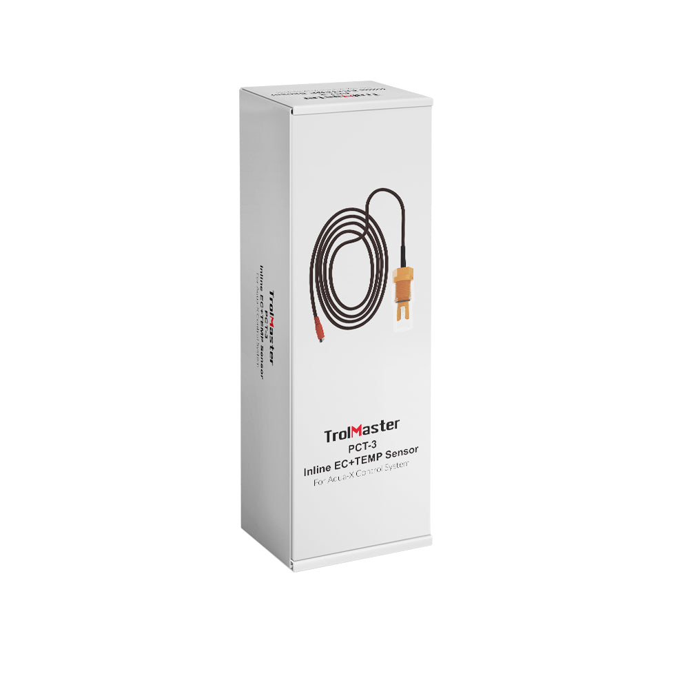 TrolMaster Heavy-Duty Inline Nutrient EC/Temp Sensor (PCT-3)