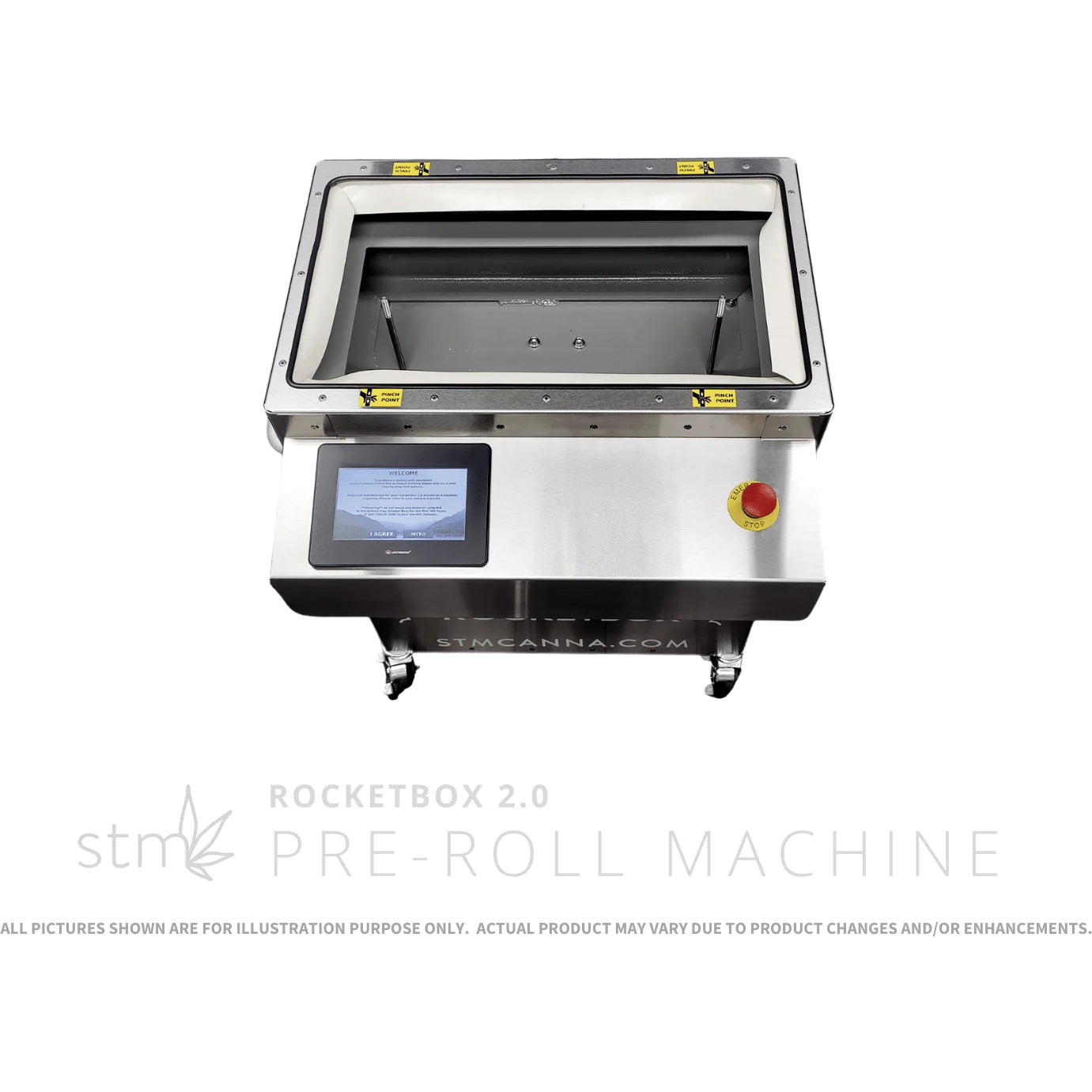 STM RocketBox 2.0 Pre-Roll Machine (84mm) / 453 Tray Configuration