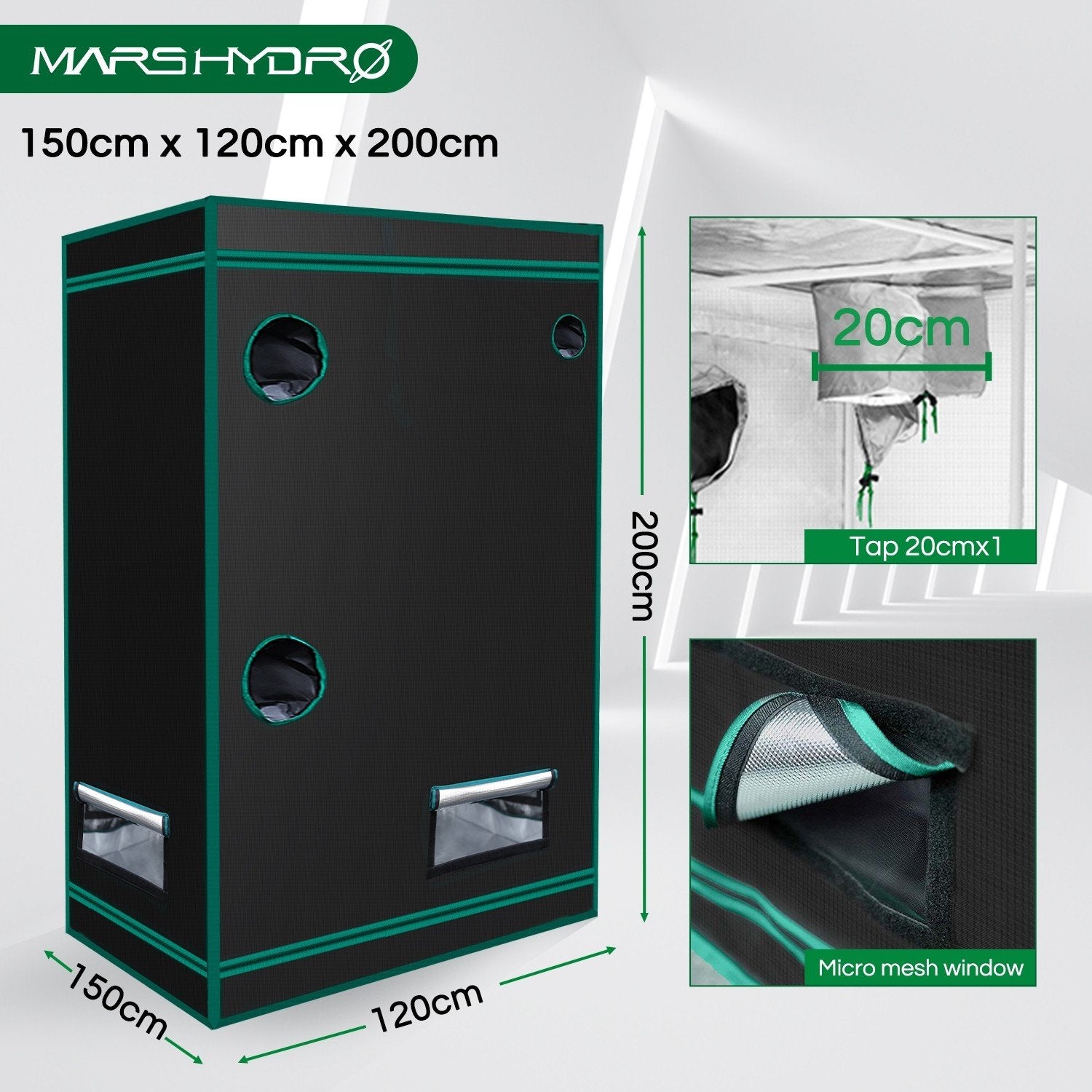 Mars Hydro Grow Tent 2in1 5' x 5' x 6.5