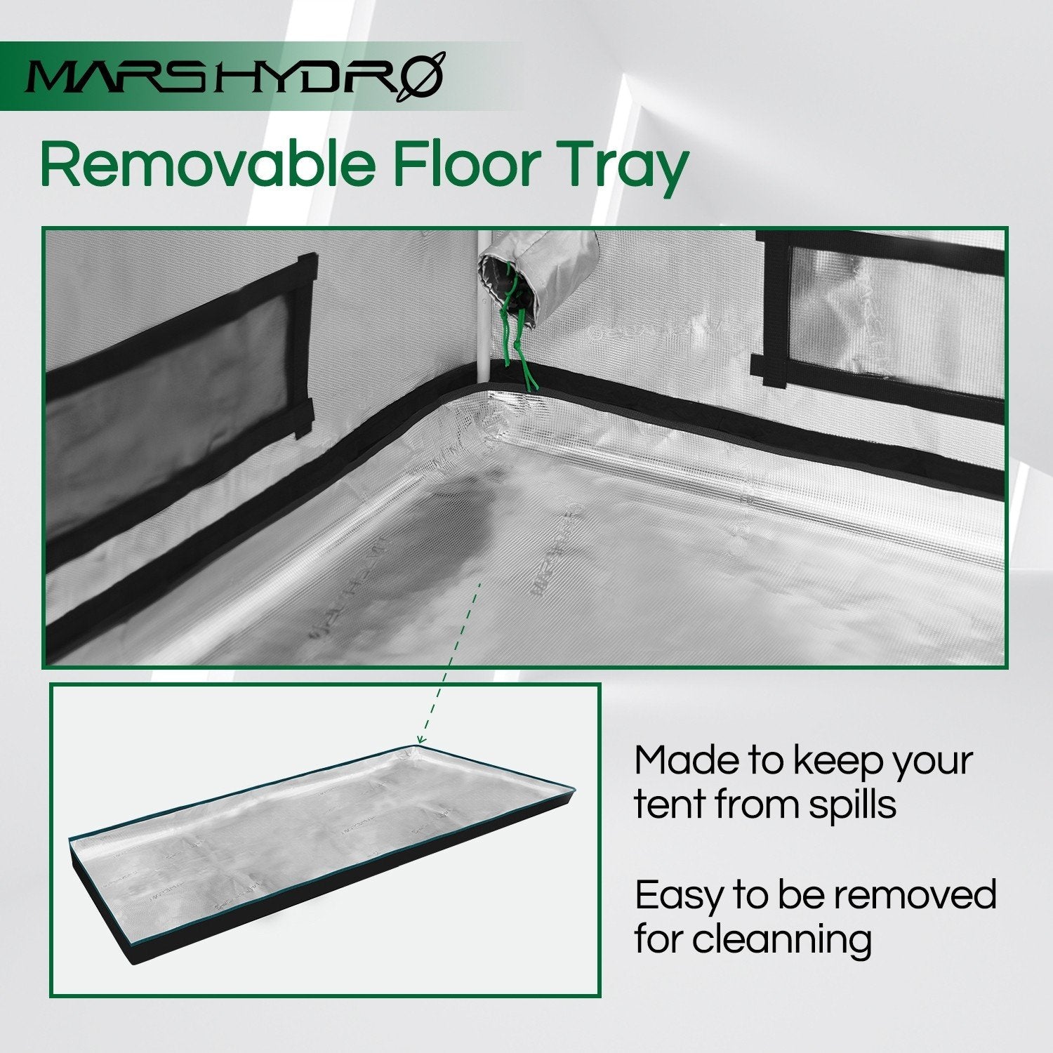 Mars Hydro Grow Tent Kit 4' x 2.6' x 6' 2 in 1