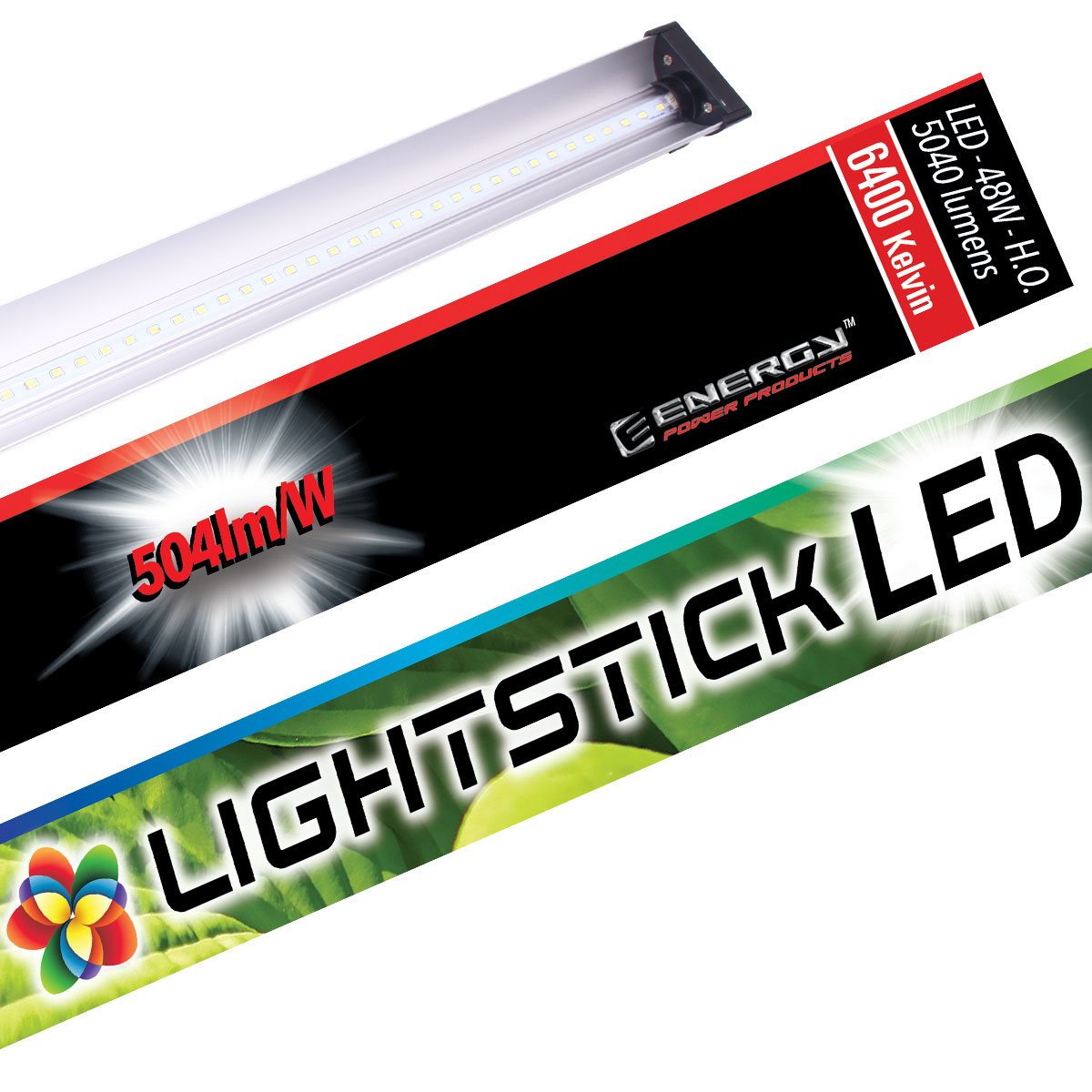 Product Image:Lightstick LED Grow Light 48W W / Réflecteur 120-240V Linkable