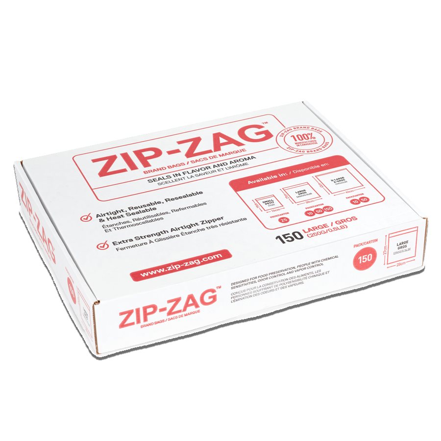 Product Image:SACS LARGES ZIP-ZAG 27.9 CM X 29.8 CM (50)