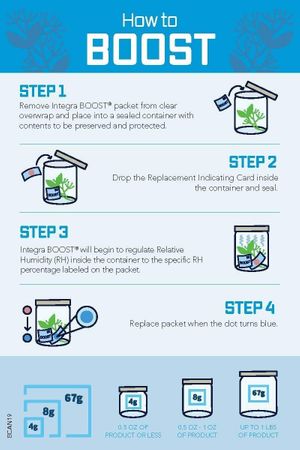 Integra Boost Humidity Regulator RH55% 4 Gram