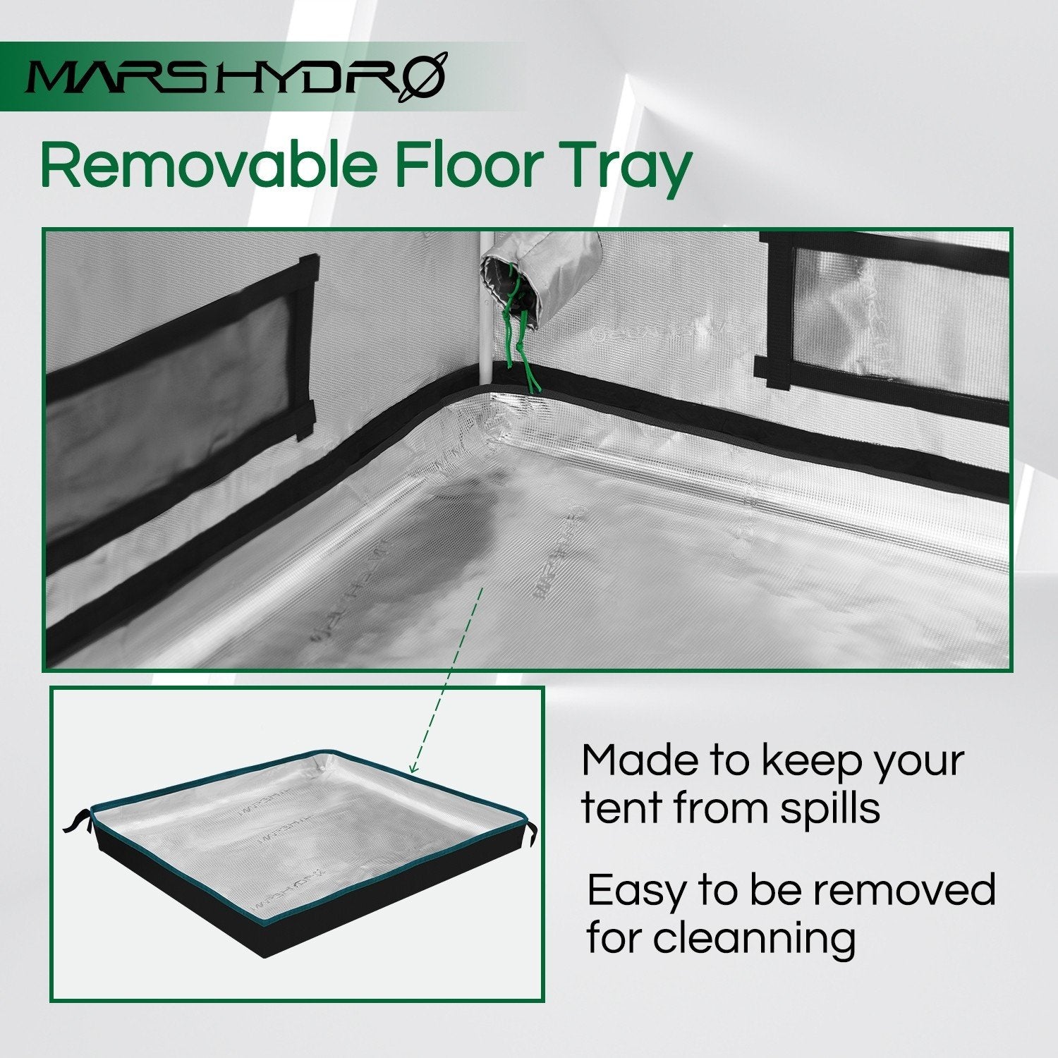 Mars Hydro Grow Tent Full Kit 4′ x 4′ x 6.5′