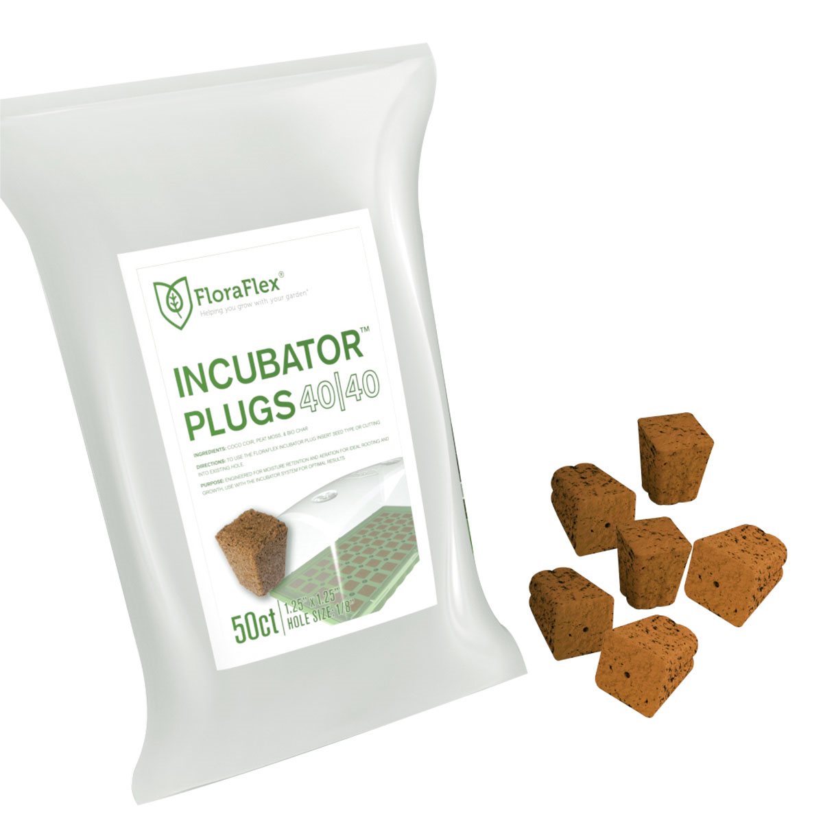 Product Image:FloraFlex Incubator Coco Plug (50 Plugs - Pk)