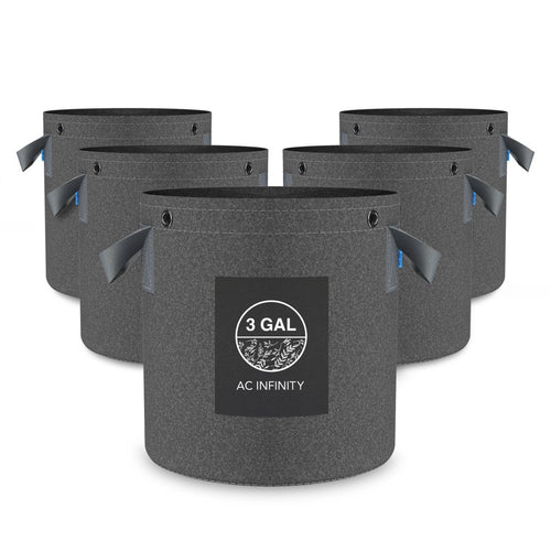 Product Image:AC Infinity Heavy-Duty Round Fabric Pot (5-PACK)