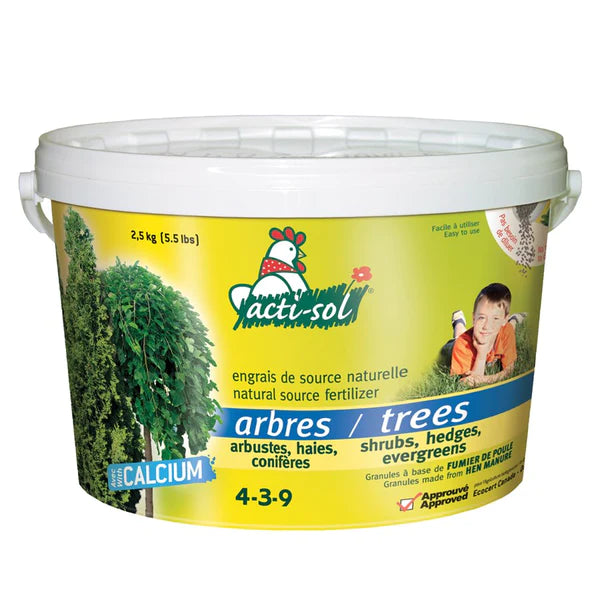 Product Secondary Image:ACTI-SOL Trees, shrubs, hedges & evergreen fertilizer 4-3-9