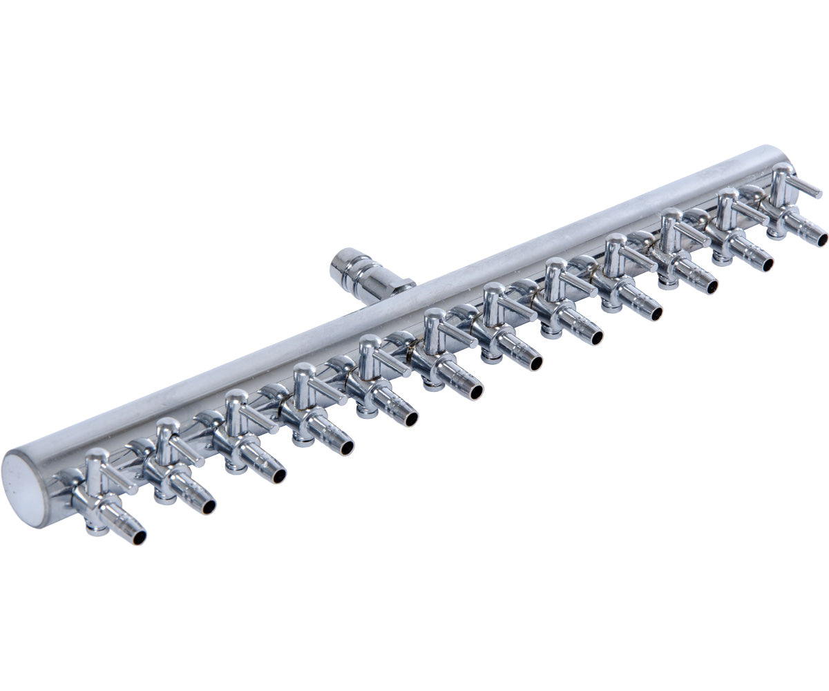 Active Aqua Metal 12 Outlet Air Divider