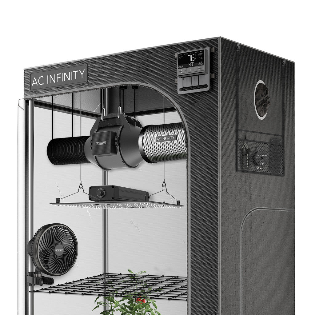 Product Image:ADVANCE GROW TENT SYSTEM 3X3, 3-PLANT KIT, WIFI-INTEGRATED CONTROLS TO AUTOMATE VENTILATION, CIRCULATION, FULL SPECTRUM LED GROW LIGHT