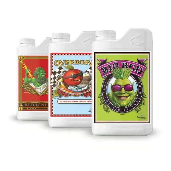 Advanced Nutrients Bigger Buds Bundle Bud Ignitor, Overdrive, Big Bud