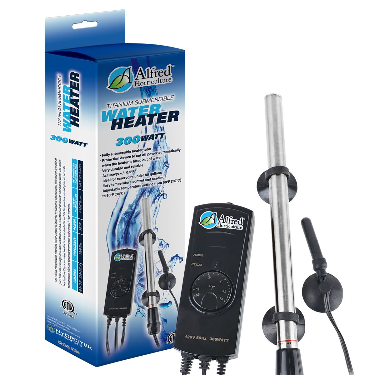 Product Image:Alfred Titanium Water Heater 300W