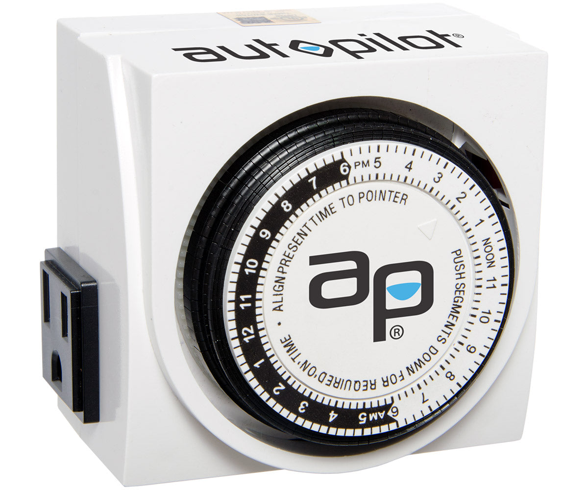 Product Image:Autopilot Dual Outlet Analog Timer 15 Amp 1725w