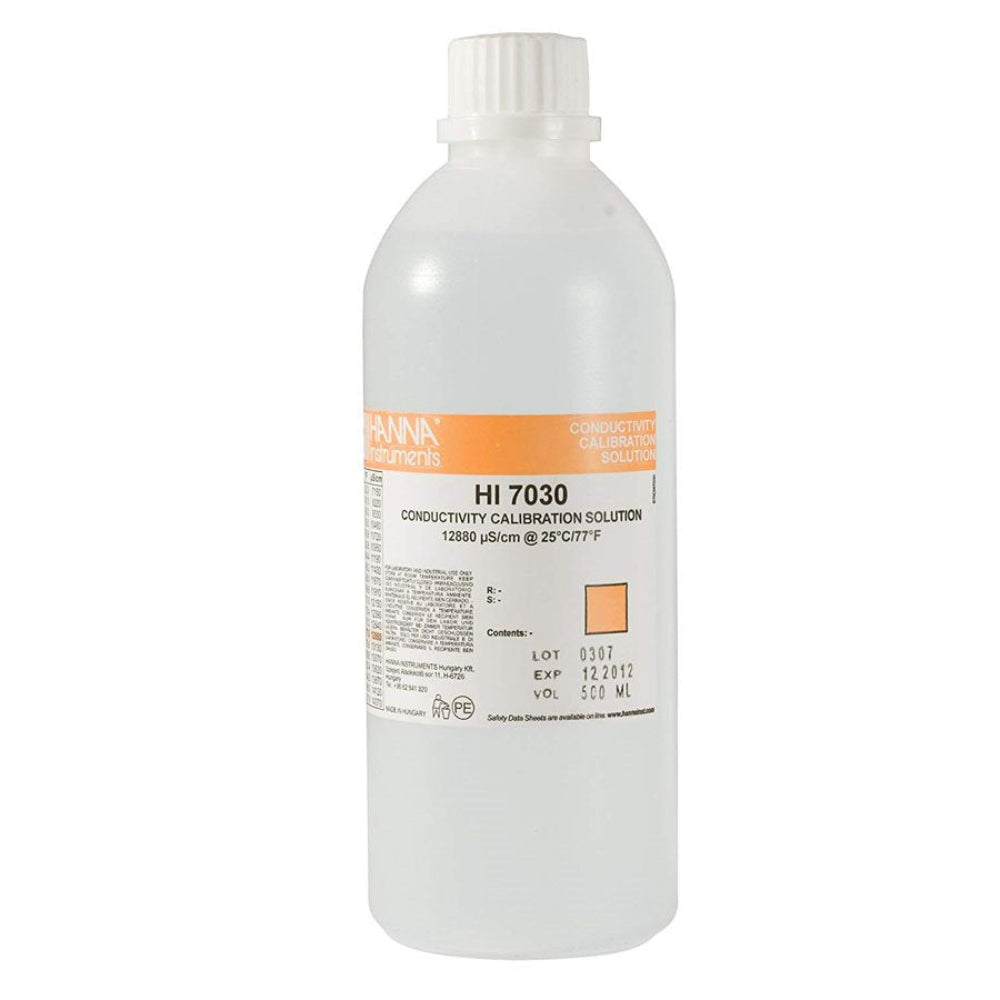 Product Image:Hanna Instruments HI7030L 12,880 µS/cm Conductivity Standard (500 mL)