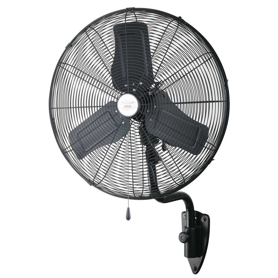 Canarm Commercial 24 Inch Oscillating Wall Mounted Black