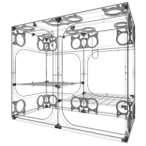 Secret Jardin Dark Room Tent 8' x 4' x 6.5' DR240W