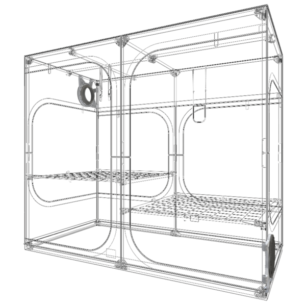 Secret Jardin Dark Room Tent 8' x 4' x 6.5' DR240W