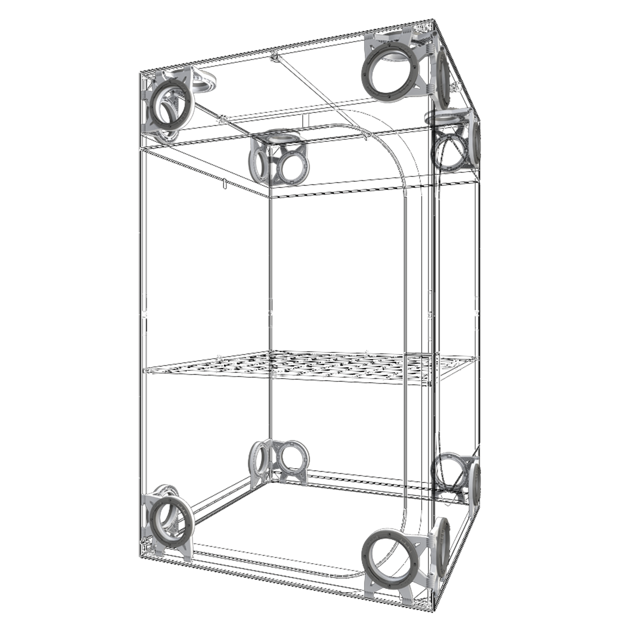 Secret Jardin Dark Street Tent 4' x 4' x 6.5' DS120