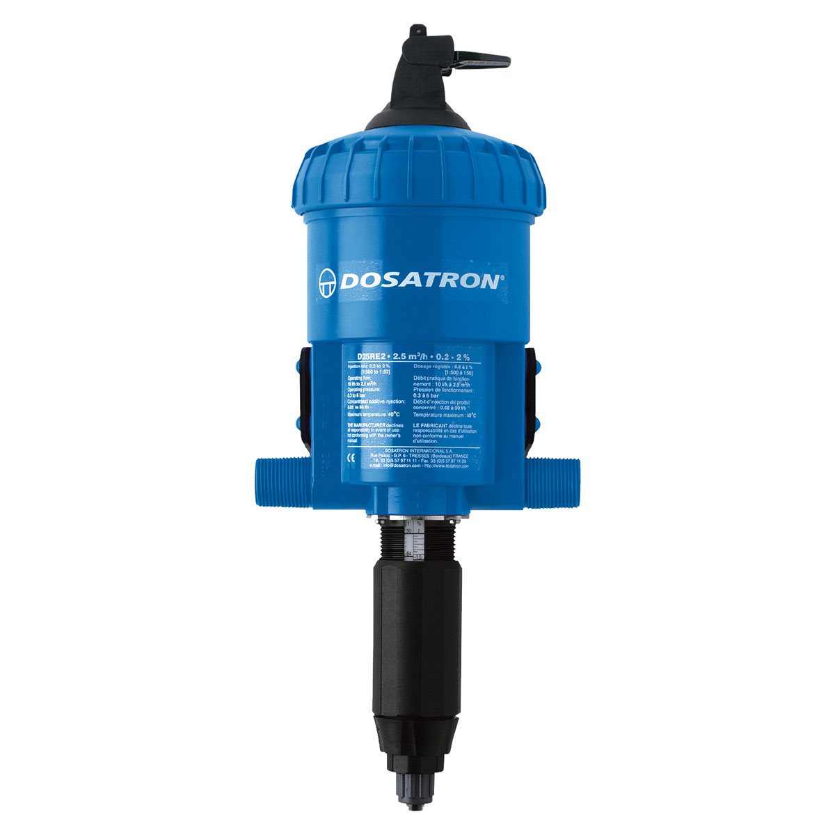 Dosatron NDS 11GPM Unit 7.5-75mL 1.5-15 tsp