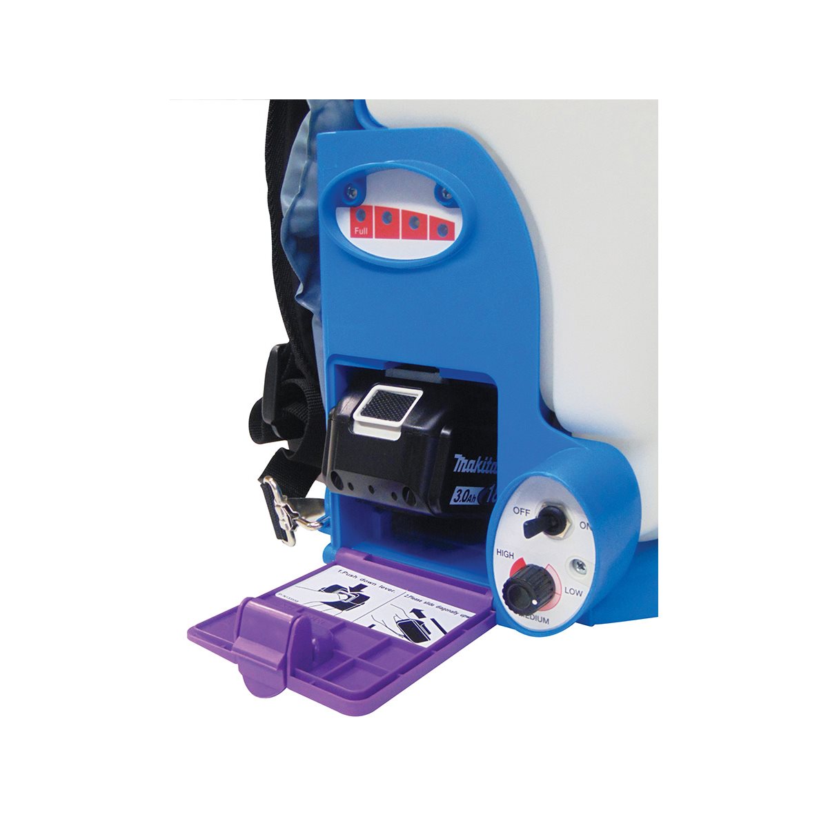 Dramm BackPack Sprayer 4 Gal Rechargeable Battery 150psi