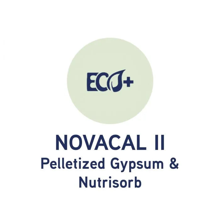 ECO+ NOVACAL II Pelletized Gypsum 28%ca + Nutrisorb, 25 kg