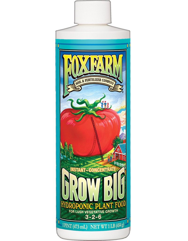 Product Image:FoxFarm Nutrients Grow Big® Hydroponic Liquid Plant Food Concentrate Fertilizer (3-2-6)