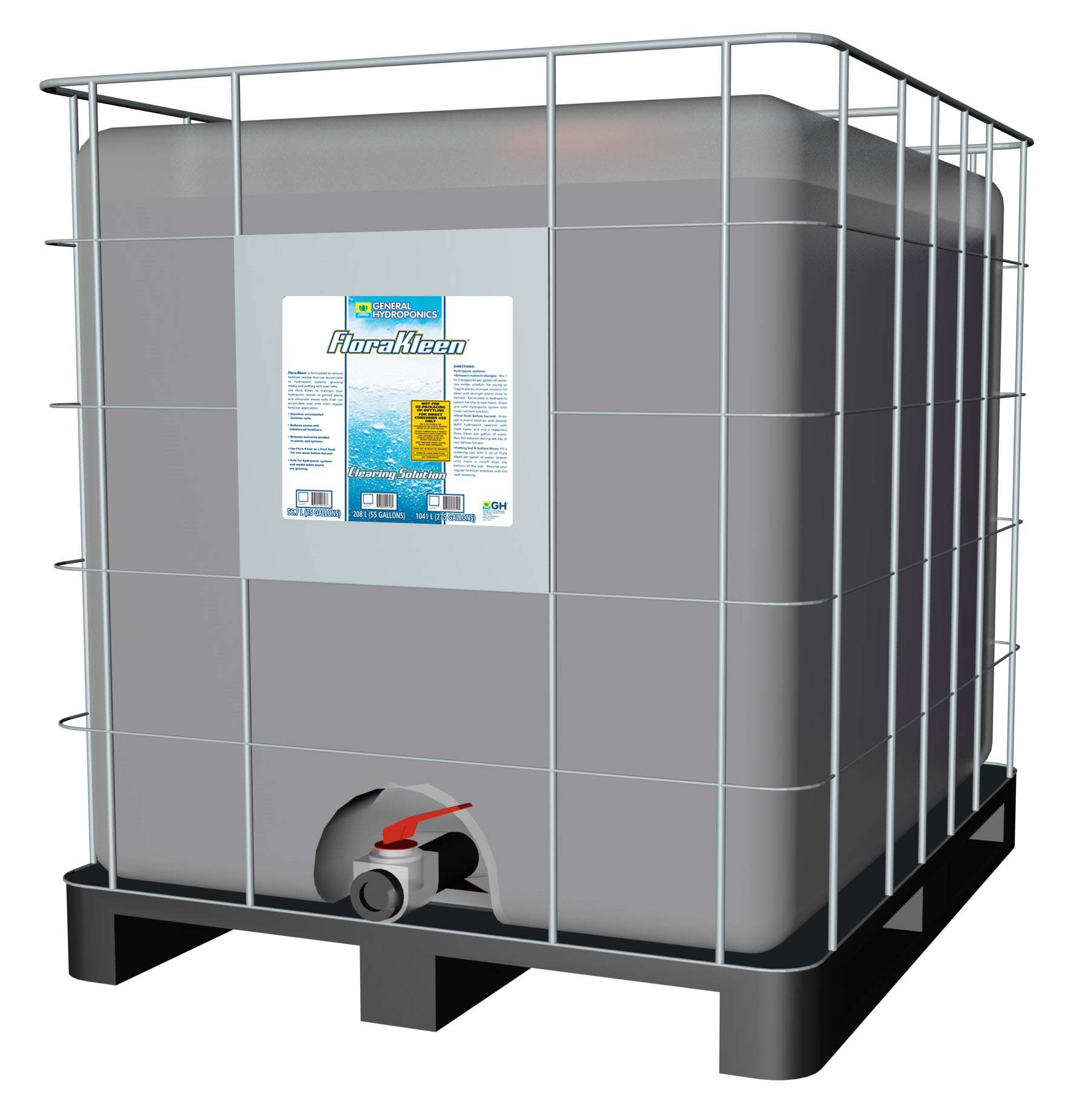 General Hydroponics FloraKleen 275 Gallon