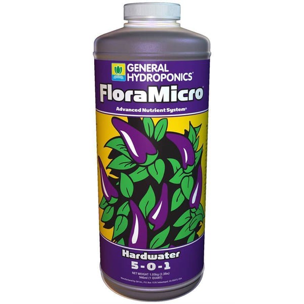 General Hydroponics FloraMicro Hardwater 1 Quart
