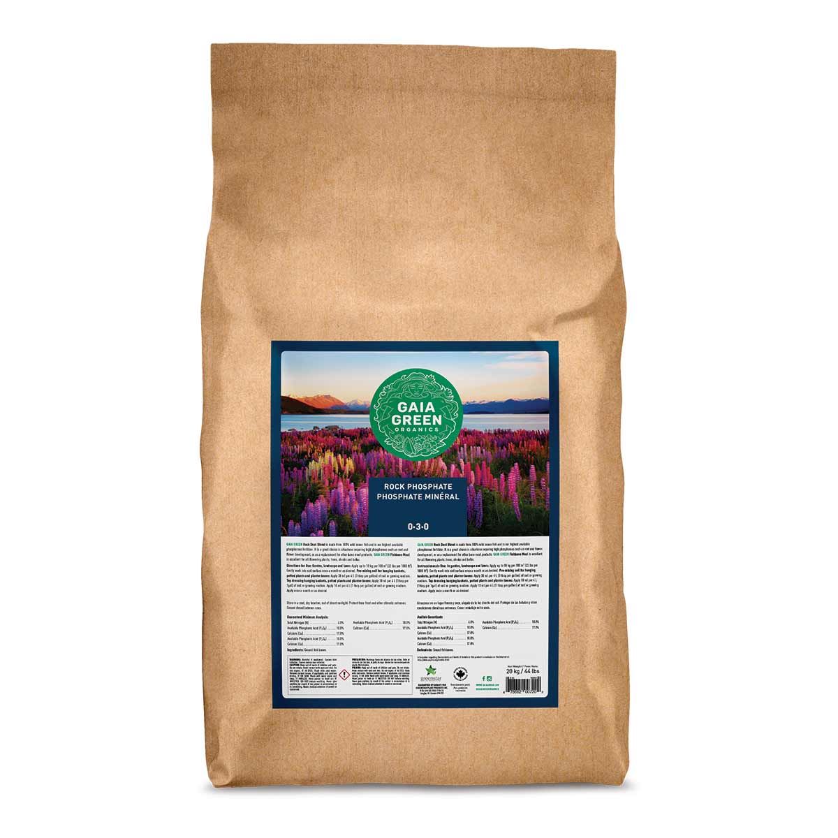 Product Image:Gaia Green Organics Phosphate de Roche (0-3-0) 20kg
