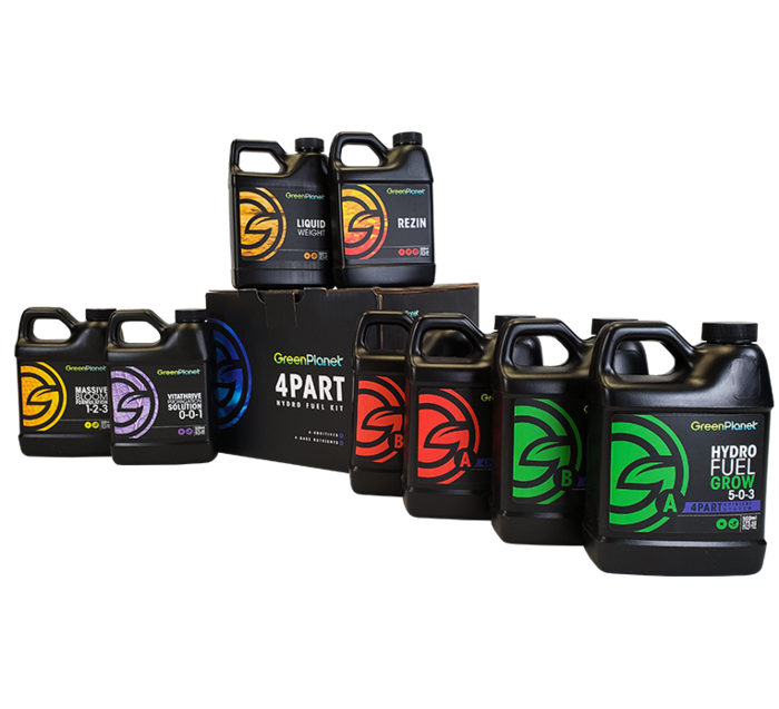 Product Secondary Image:GreenPlanet Nutrients 4 Part Hydro Fuel Kit