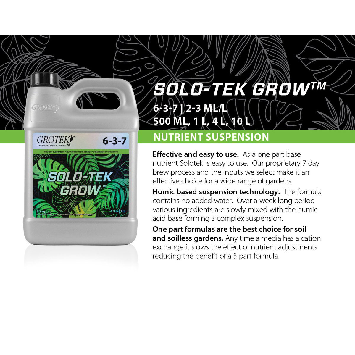 Grotek Solo Tek Grow